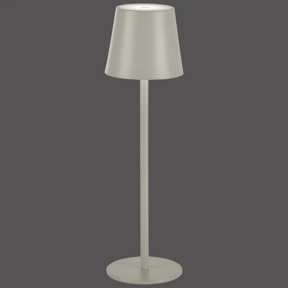 Lampe A Poser Leuchten Direkt Euria Led Gris, 1 Lumiere