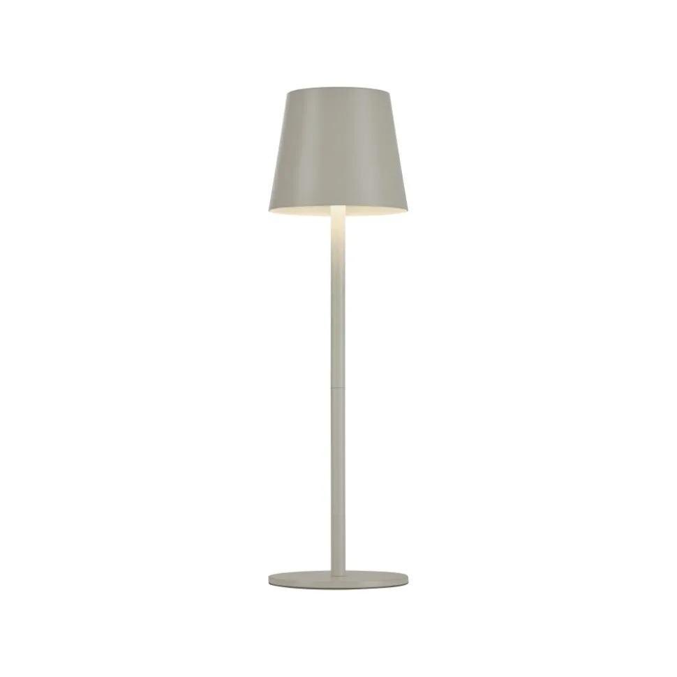 Lampe A Poser Leuchten Direkt Euria Led Gris, 1 Lumiere