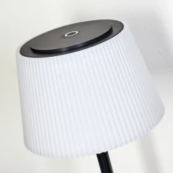 Lampe A Poser Longchamps Led Noir, 1 Lumiere