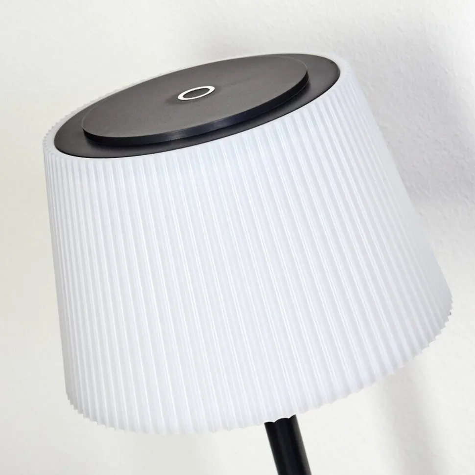 Lampe A Poser Longchamps Led Noir, 1 Lumiere