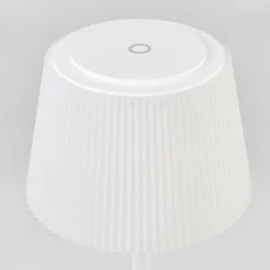 Lampe A Poser Longchamps Led Blanc, 1 Lumiere