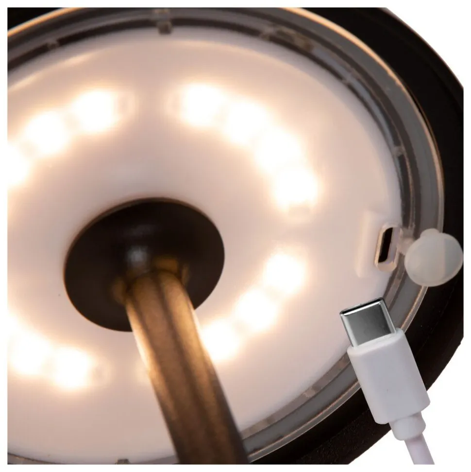 Lampe A Poser Lucide Joy Led Noir, 1 Lumiere