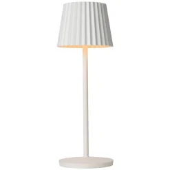 Lampe A Poser Lucide Justine Led Blanc, 1 Lumiere