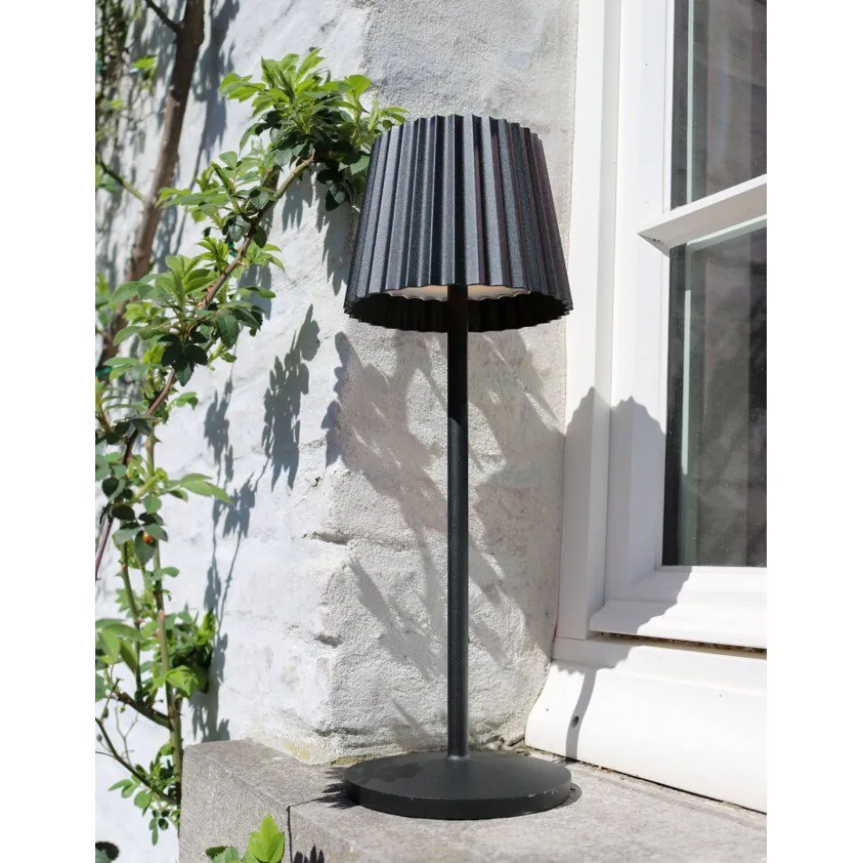Lampe A Poser Lucide Justine Led Noir, 1 Lumiere