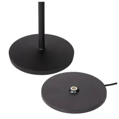 Lampe A Poser Lucide Justine Led Noir, 1 Lumiere