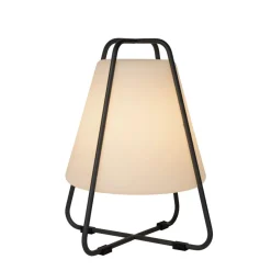 Lampe A Poser Lucide Pyramid Led Anthracite, 1 Lumiere