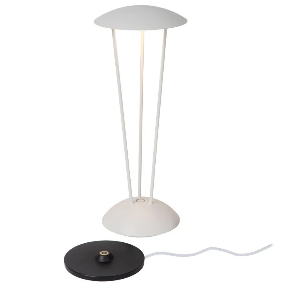 Lampe A Poser Lucide Renee Led Blanc, 1 Lumiere