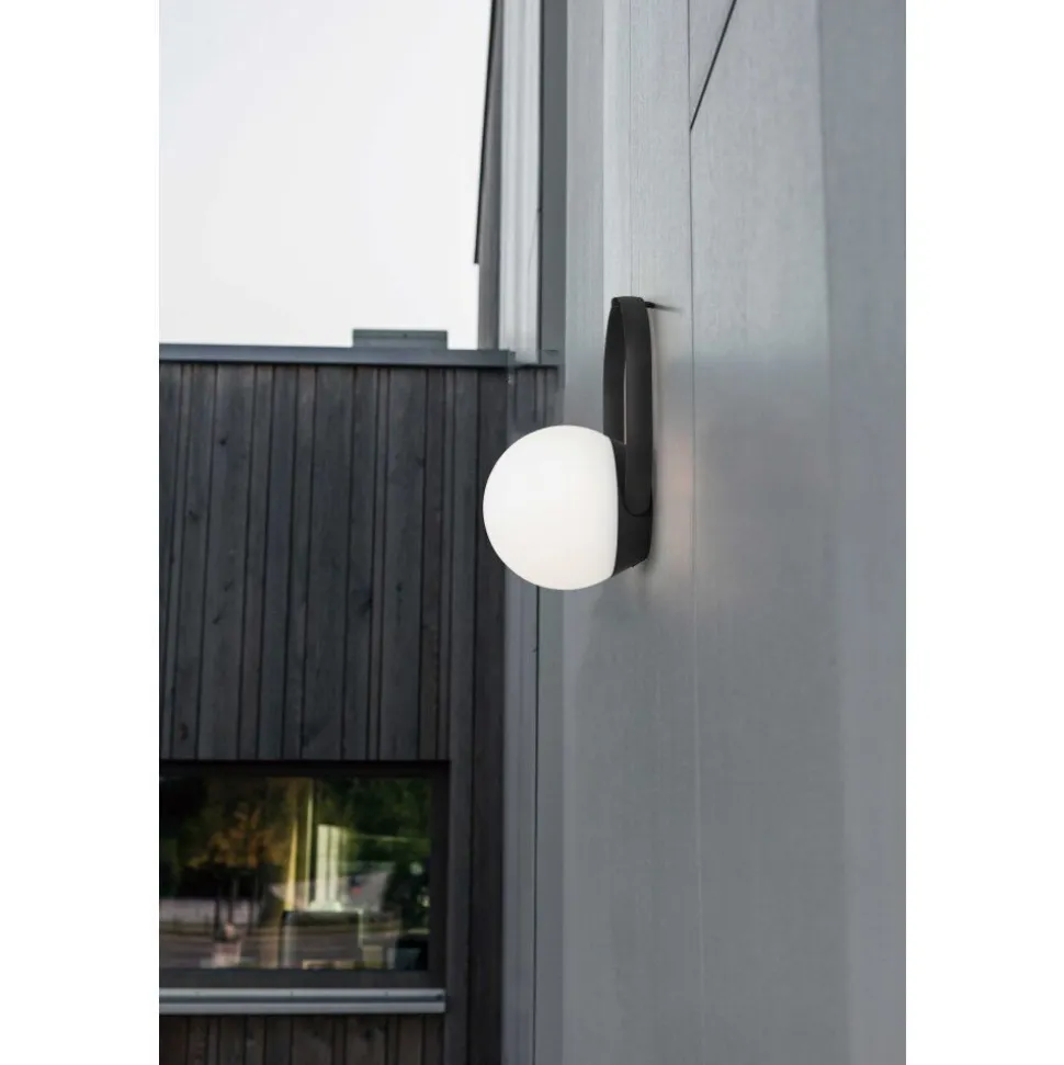 Lampe A Poser Lutec Cardi Led Noir, Blanc, 1 Lumiere, Changeur De Couleurs