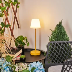Lampe A Poser Maza Led Jaune, 1 Lumiere