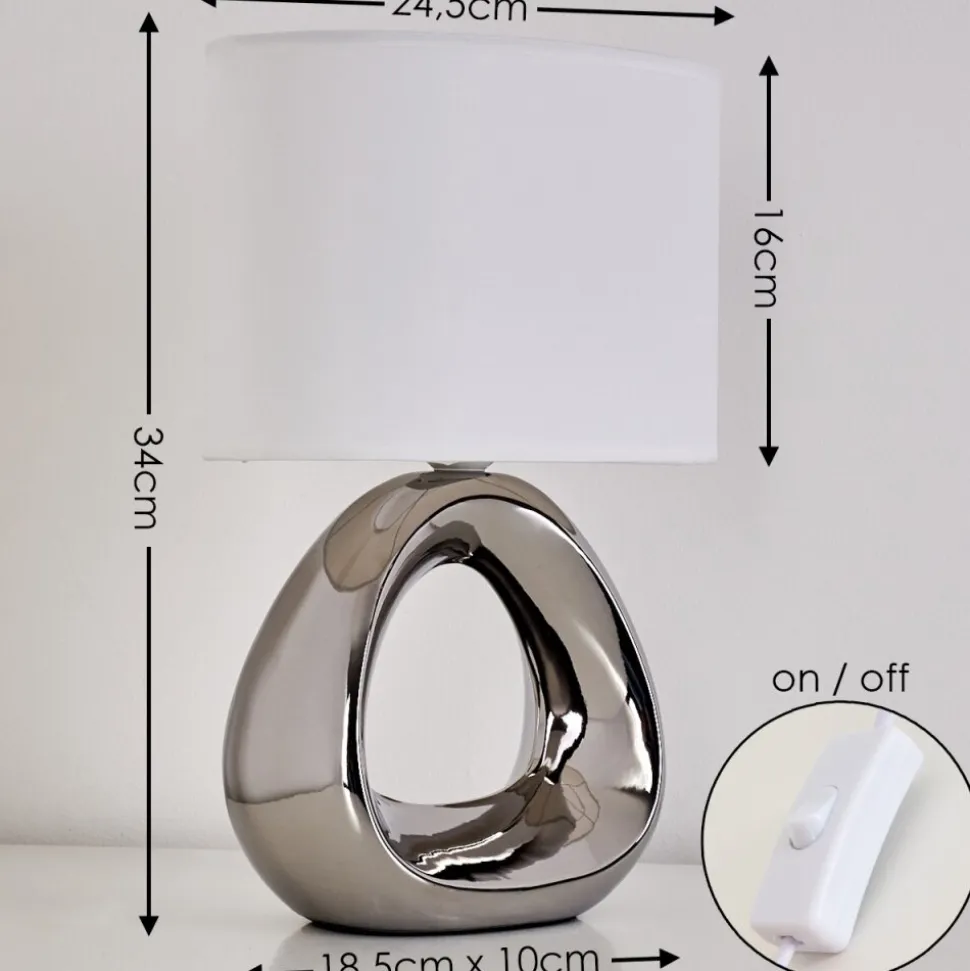 Lampe A Poser Morcote Chrome, 1 Lumiere