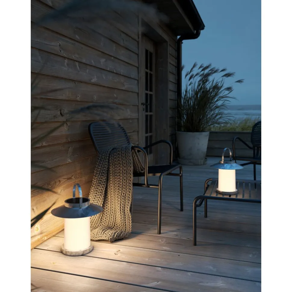 Lampe A Poser Nordlux Temple Led Zingue, 1 Lumiere