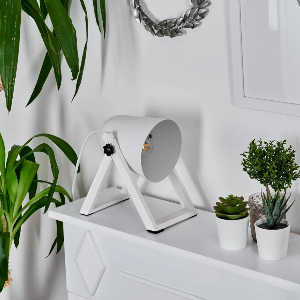 Lampe A Poser Novilly Blanc, 1 Lumiere