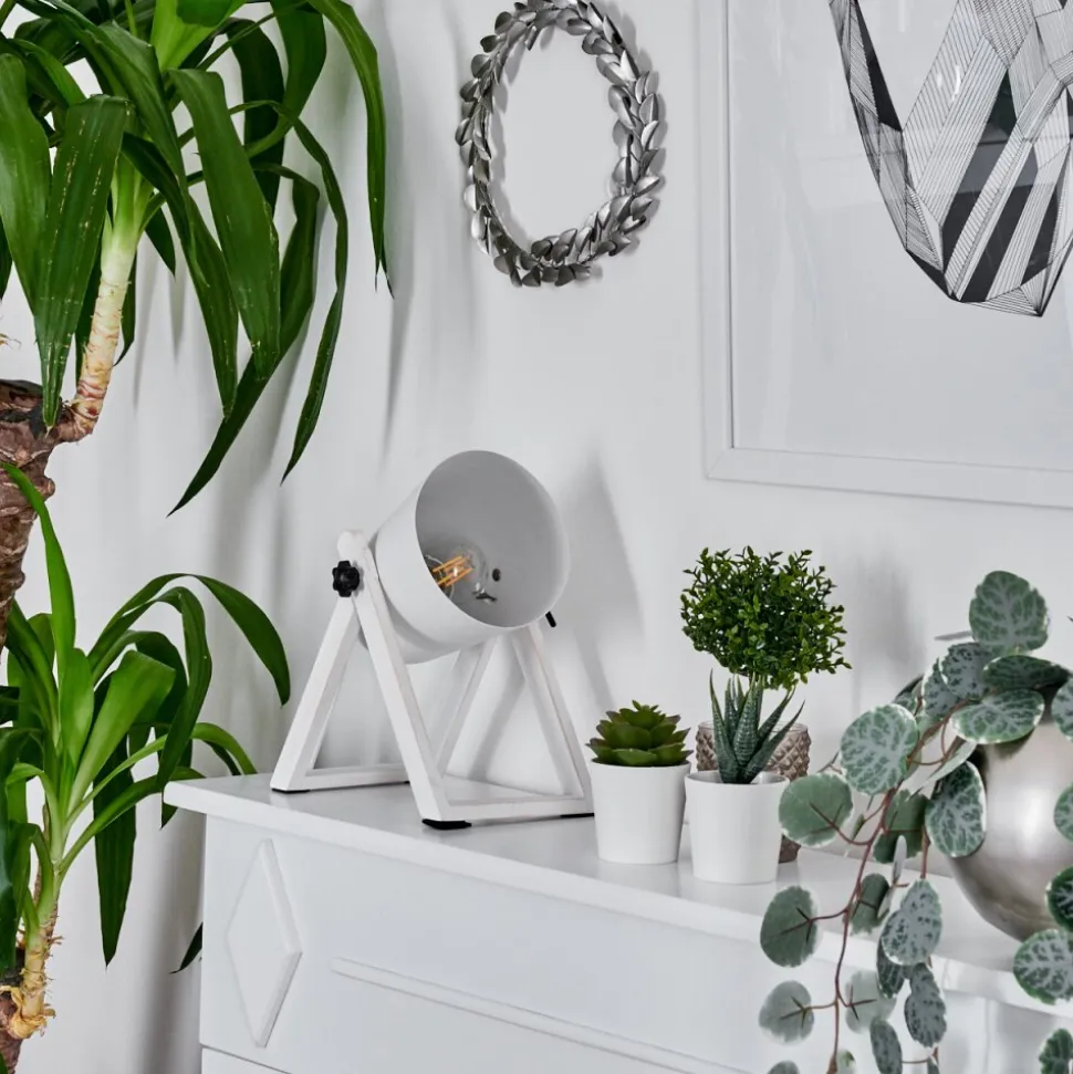 Lampe A Poser Novilly Blanc, 1 Lumiere