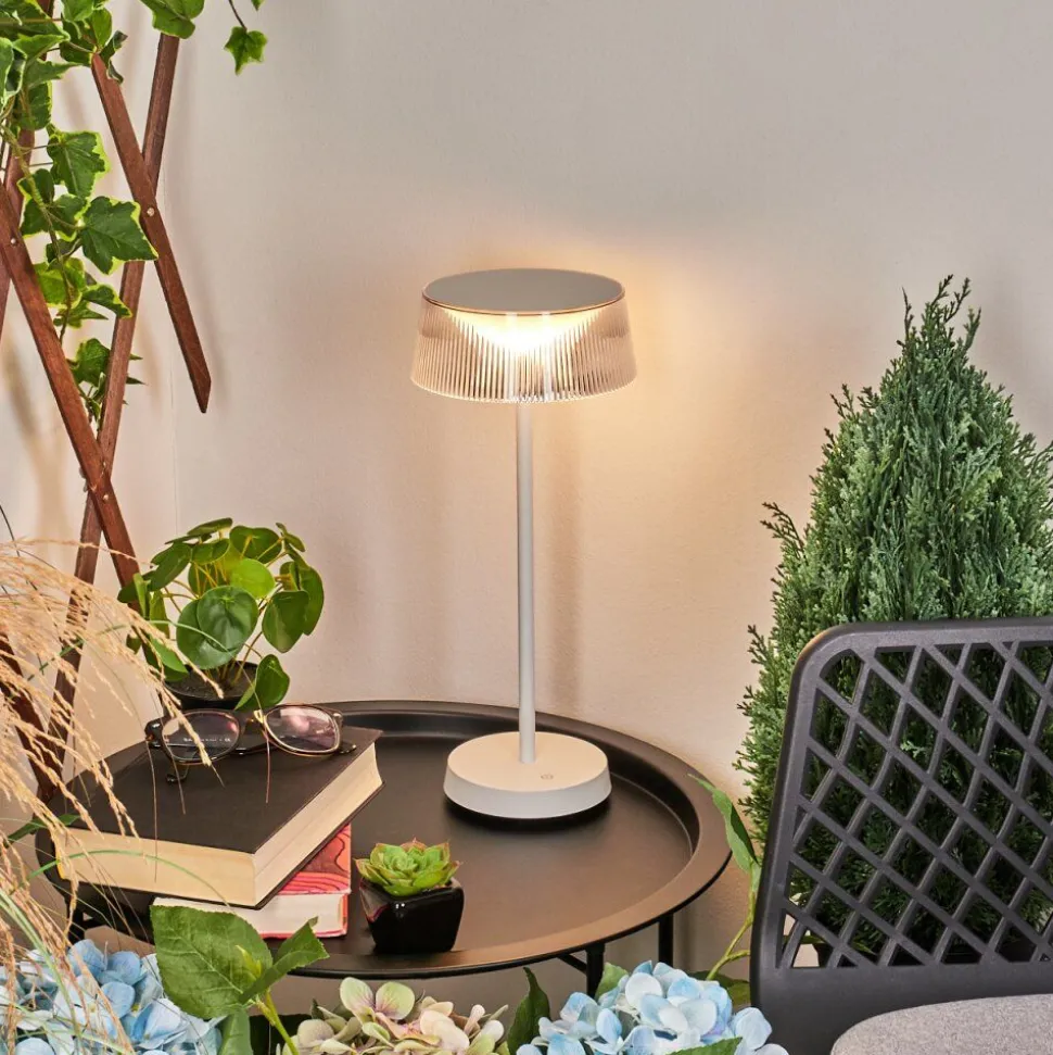 Lampe A Poser Oundo Led Blanc, 1 Lumiere