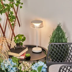 Lampe A Poser Oundo Led Blanc, 1 Lumiere