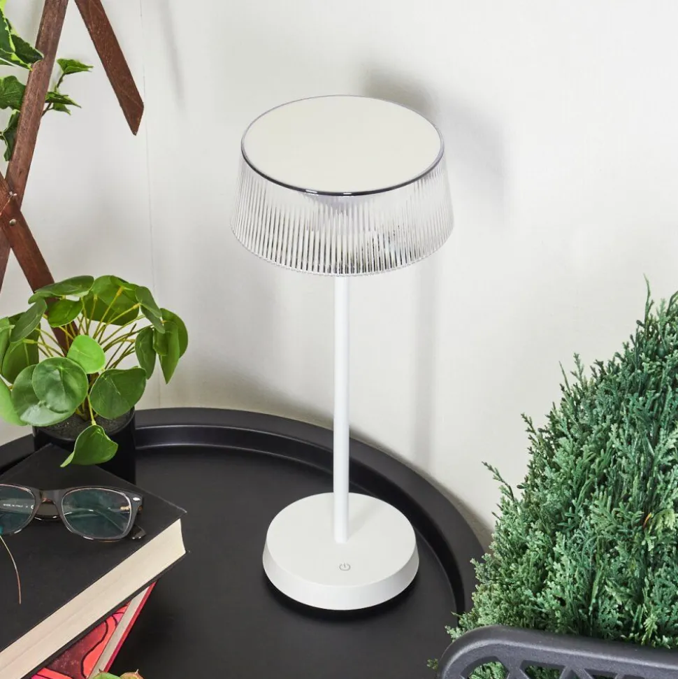Lampe A Poser Oundo Led Blanc, 1 Lumiere