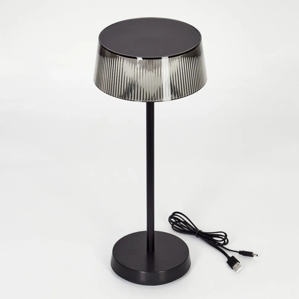 Lampe A Poser Oundo Led Noir, 1 Lumiere