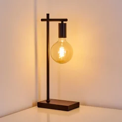 Lampe A Poser Pamunkey Noir, 1 Lumiere