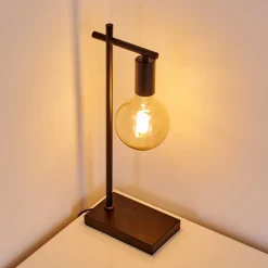 Lampe A Poser Pamunkey Noir, 1 Lumiere