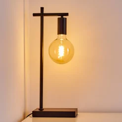 Lampe A Poser Pamunkey Noir, 1 Lumiere