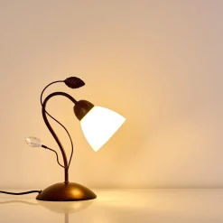 Lampe A Poser Peccia Rouille, 1 Lumiere