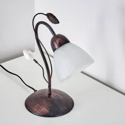 Lampe A Poser Peccia Rouille, 1 Lumiere