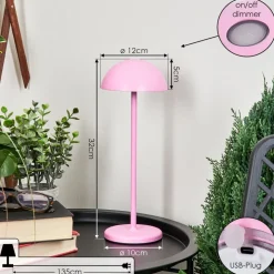 Lampe A Poser Pelaro Led Rose, 1 Lumiere