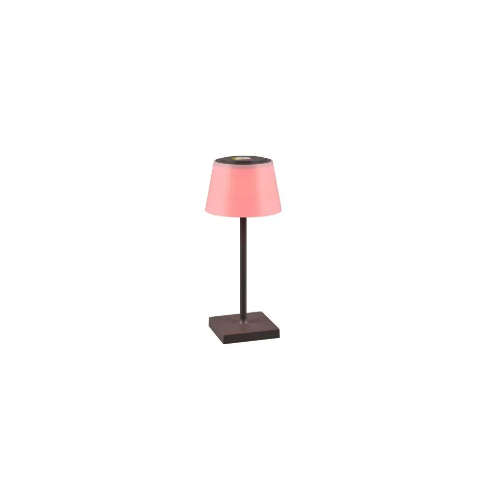 Lampe A Poser Reality Sanchez Led Anthracite, 1 Lumiere, Changeur De Couleurs