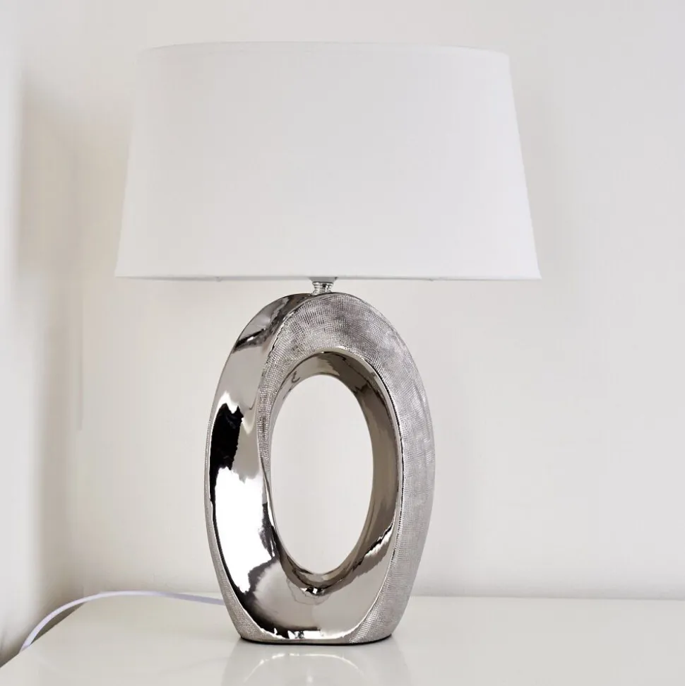 Lampe A Poser Rovio Argente, 1 Lumiere