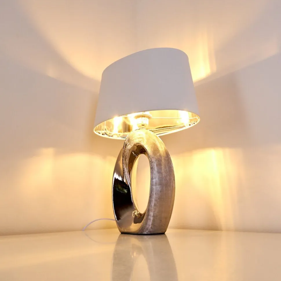 Lampe A Poser Rovio Argente, 1 Lumiere