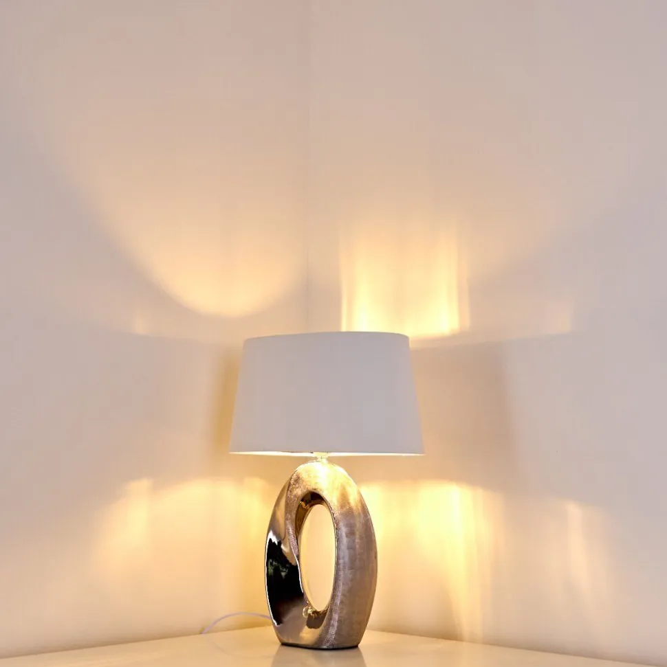 Lampe A Poser Rovio Argente, 1 Lumiere