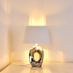 Lampe A Poser Rovio Argente, 1 Lumiere