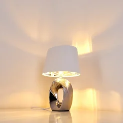 Lampe A Poser Rovio Argente, 1 Lumiere