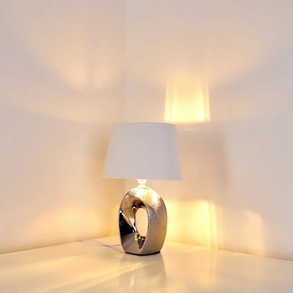 Lampe A Poser Rovio Argente, 1 Lumiere