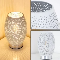 Lampe A Poser Saksborg Chrome, 1 Lumiere