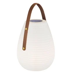Lampe A Poser Schoner Wohnen-Kollektion Bell Led Blanc, 1 Lumiere, Telecommandes, Changeur De Couleurs