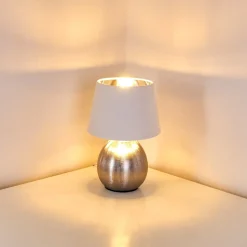 Lampe A Poser Stampa Argente, 1 Lumiere
