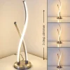 Lampe A Poser Tervo Led Nickel Mat, 2 Lumieres