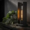 Lampe A Poser Ugchelen Nickel Mat, Noir, 1 Lumiere