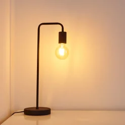 Lampe A Poser Valocolla Noir, 1 Lumiere