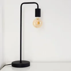 Lampe A Poser Valocolla Noir, 1 Lumiere