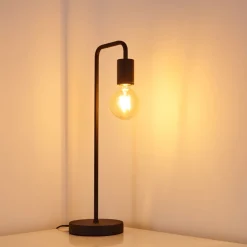 Lampe A Poser Valocolla Noir, 1 Lumiere