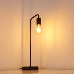 Lampe A Poser Valocolla Noir, 1 Lumiere