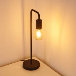 Lampe A Poser Valocolla Noir, 1 Lumiere