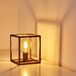 Lampe A Poser Voordorp Gris, Argente, 1 Lumiere
