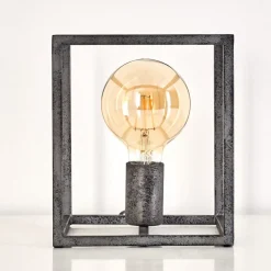 Lampe A Poser Voordorp Gris, Argente, 1 Lumiere