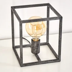 Lampe A Poser Voordorp Gris, Argente, 1 Lumiere