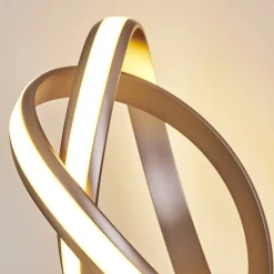 Lampe A Poser Woyens Led Nickel Mat, 1 Lumiere
