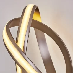 Lampe A Poser Woyens Led Nickel Mat, 1 Lumiere