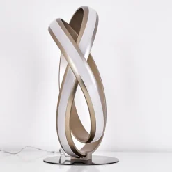 Lampe A Poser Woyens Led Nickel Mat, 1 Lumiere
